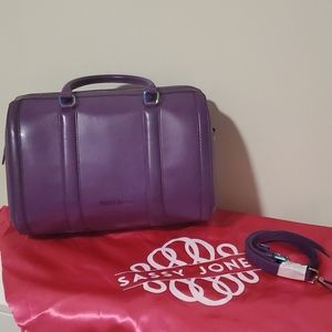 Sassy Jones Vintage Purple Dottie Bag